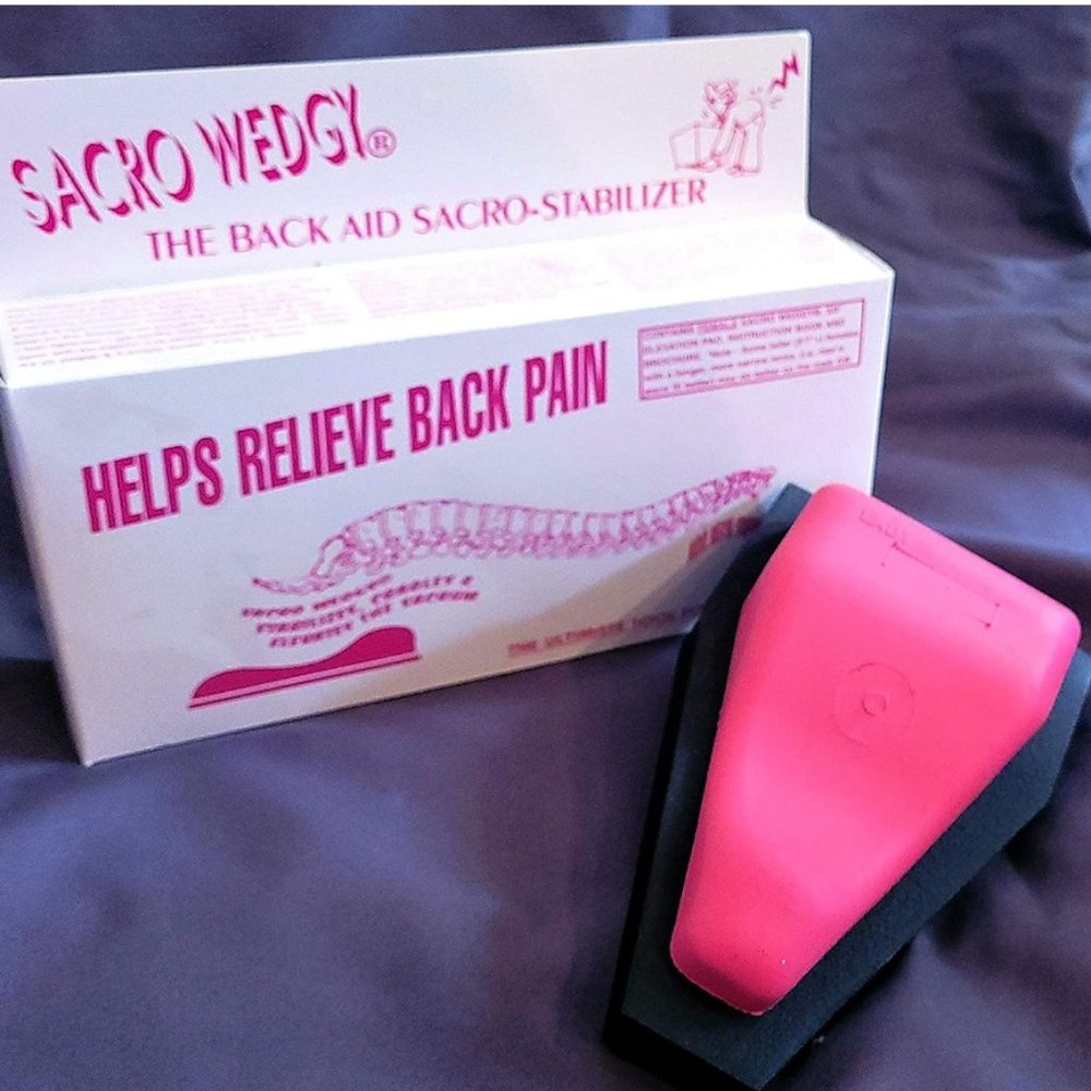New SACRO WEDGY - The Back Aid Sacro Stabilizer - FEMALE VERSION